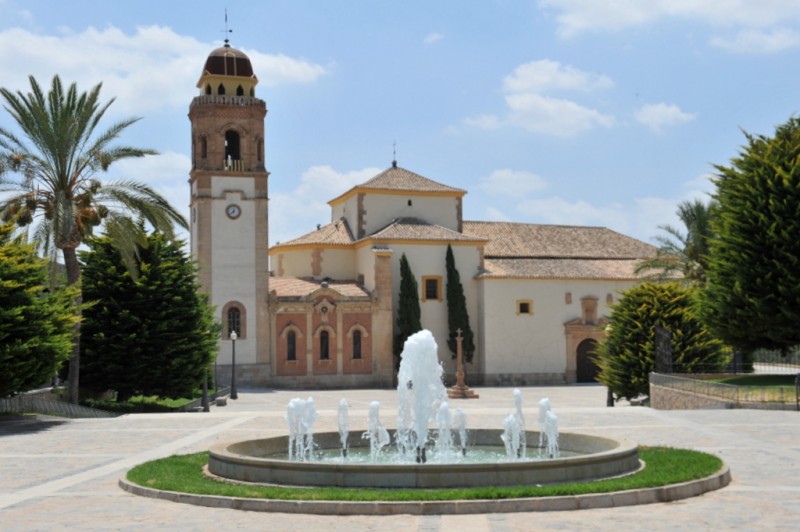 The convent and church of the Virgen de las Huertas in Lorca