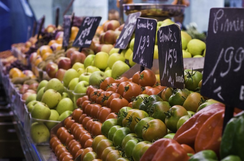 Weekly street market in Cabo de Palos