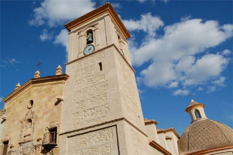 The church of San Lázaro Obispo in Alhama de Murcia