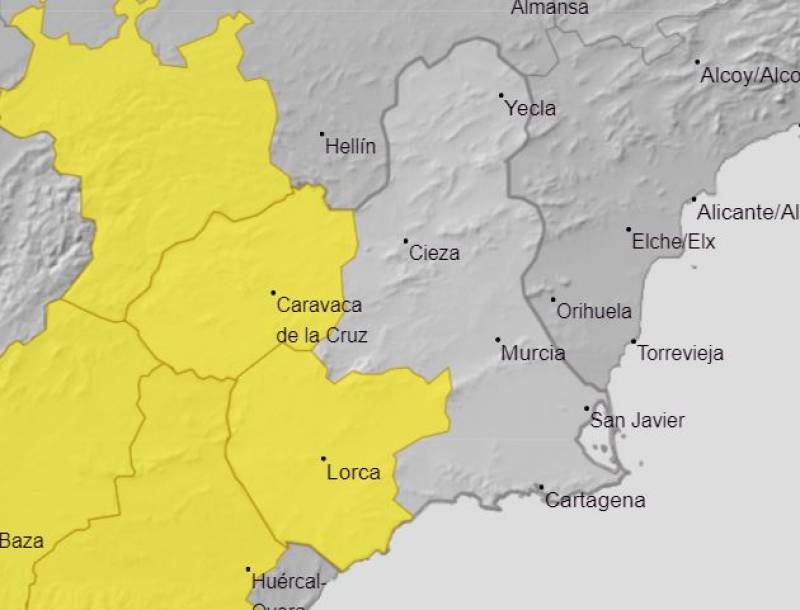 Murcia weekly weather April 29-May 5: More rain forecast