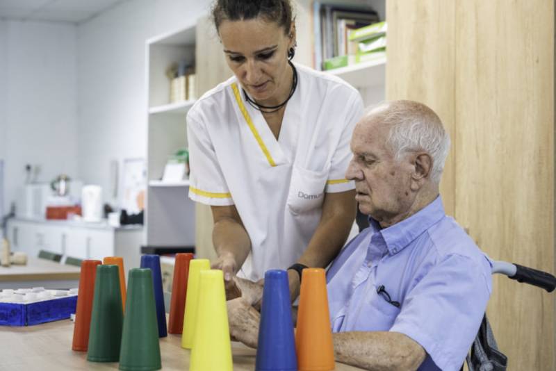 Physiotherapy, a vital part of care at the DomusVi Ciudad de Murcia temporary and long-term residence