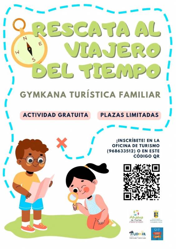 December 12 Rescue the Time Traveller of Alhama de Murcia in the free interactive gymkhana activity – in Spanish