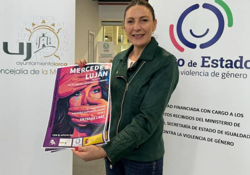 November 17 Margarita Luján in an anti-gender violence concert in Lorca