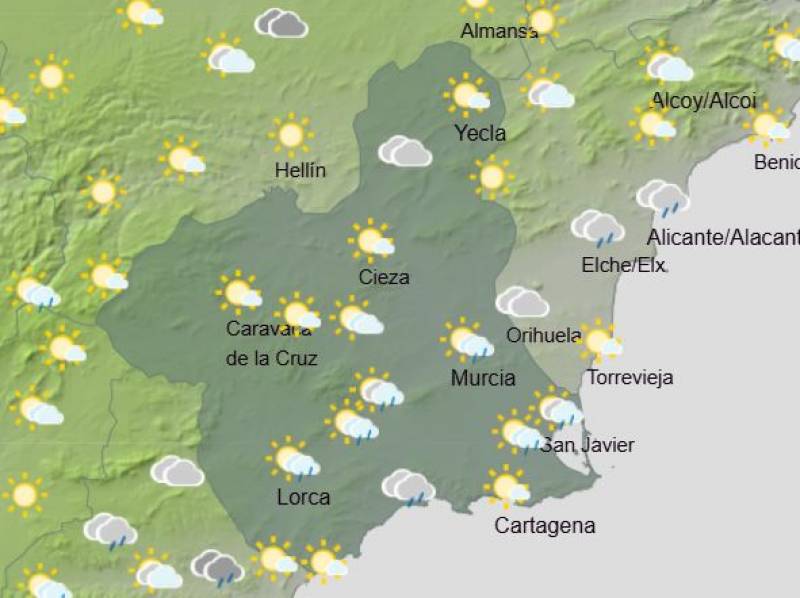 Get ready for another DANA: Murcia weekly weather forecast November 11-17