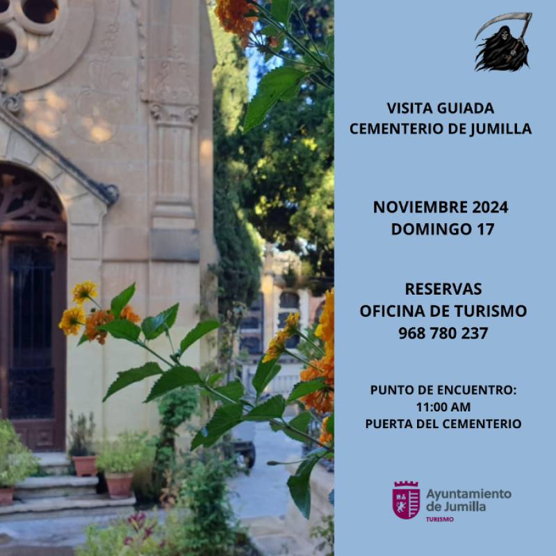 November 17 Free guided tour of the cemetery of Jumilla