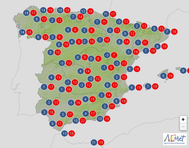 Warmer but still wet: Spain weather forecast January 2-5