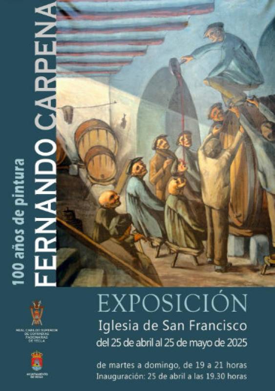 April 25 to May 25 Exhibition of work by artist Fernando Carpena in Yecla