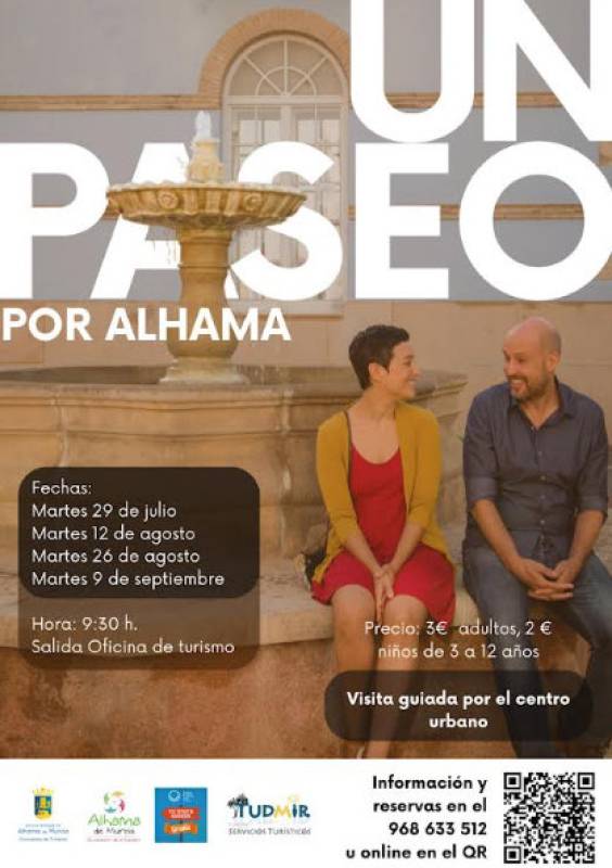 September 9 Guided tour in Spanish of the town of Alhama de Murcia