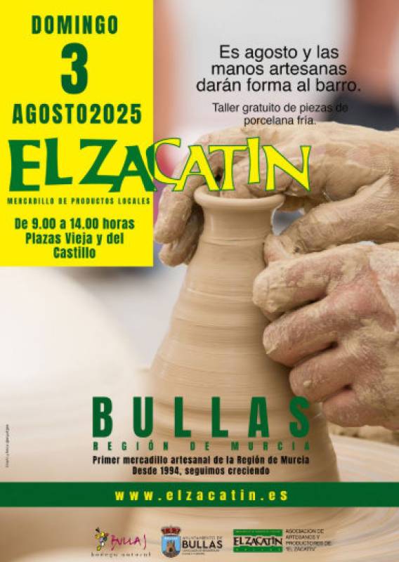 August 3 Clay pots and cold porcelain take centre stage at the El Zacatin arts and crafts market in Bullas