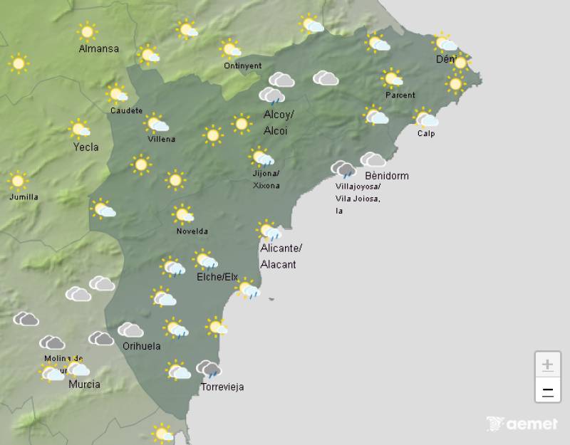 A fresh start to the autumn: Alicante weather forecast September 22-25