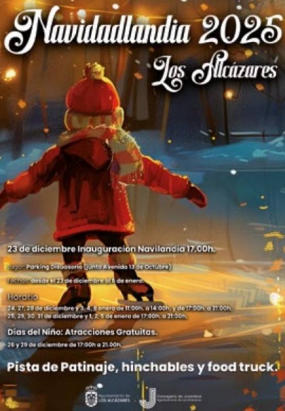 December 6 to January 5 Christmas, New Year and Three Kings in Los Alcázares