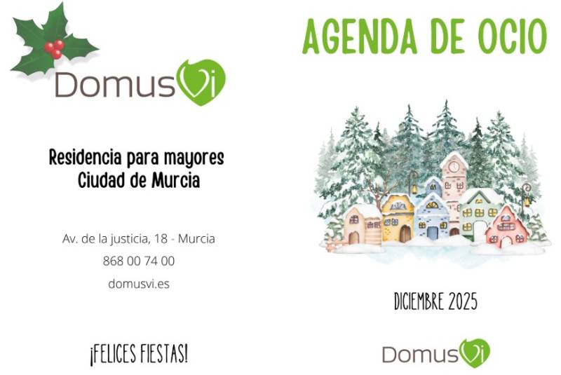 No let-up in the social activities schedule over Christmas at the DomusVi Ciudad de Murcia residence for the elderly!