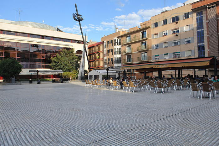 The Plaza de Europa in Murcia