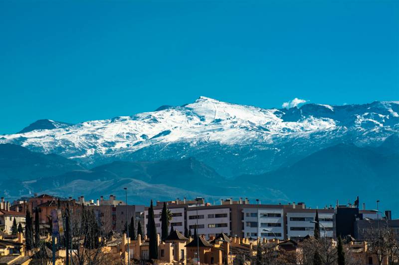 Granada freezes on Three Kings' Day as Sierra Nevada hits -17.3ºC
