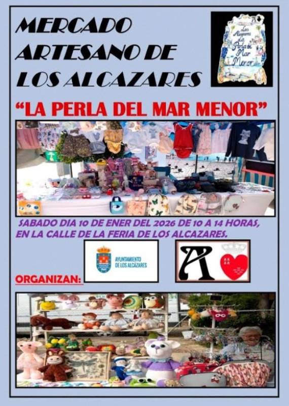 January 10 Arts and crafts market in Los Alcázares