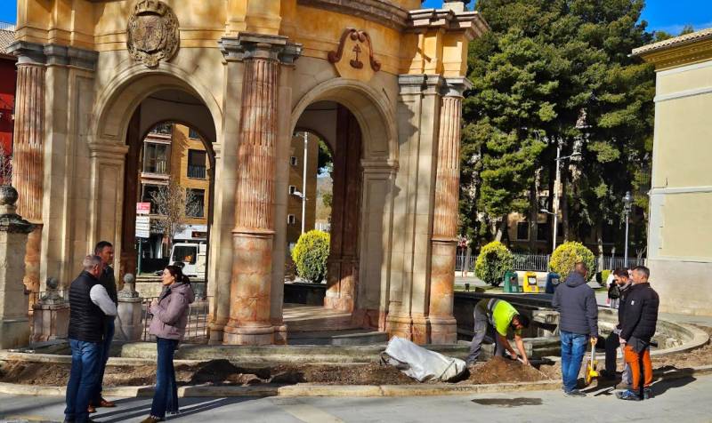 Caravaca is beautifying the gardens around the Templete monument