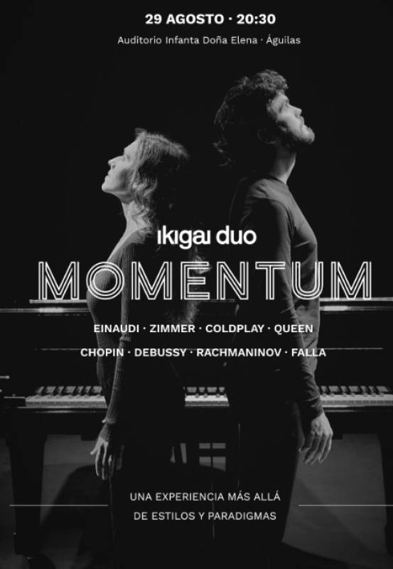 August 29 Momentum by Ikigai Duo in Águilas