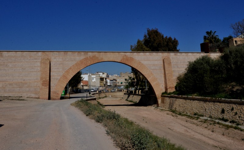 The Arco de Ollerías aqueduct in Totana