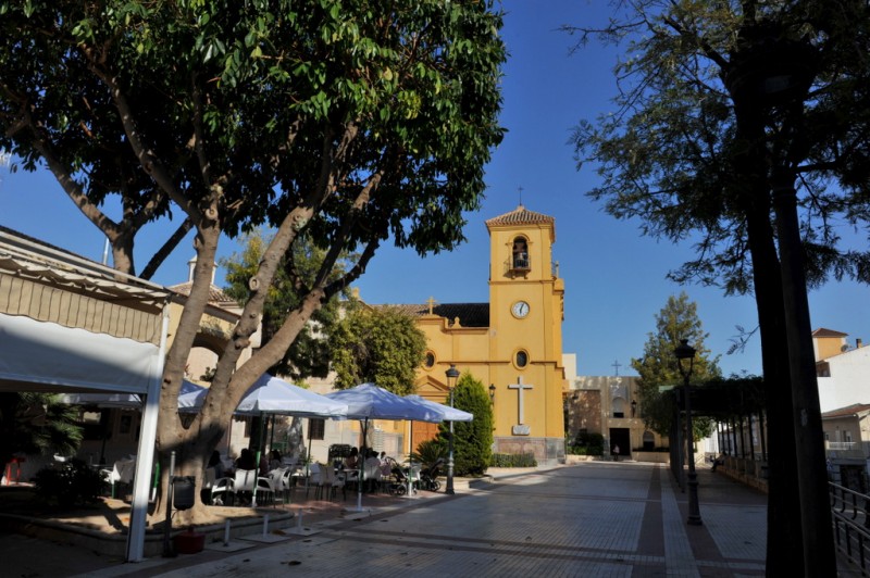 The Iglesia de las Tres Avemarías in Totana