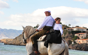 The Romería and annual sardine festival of Bolnuevo