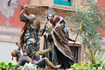 Good Friday am the Procession of the Salzillos Murcia